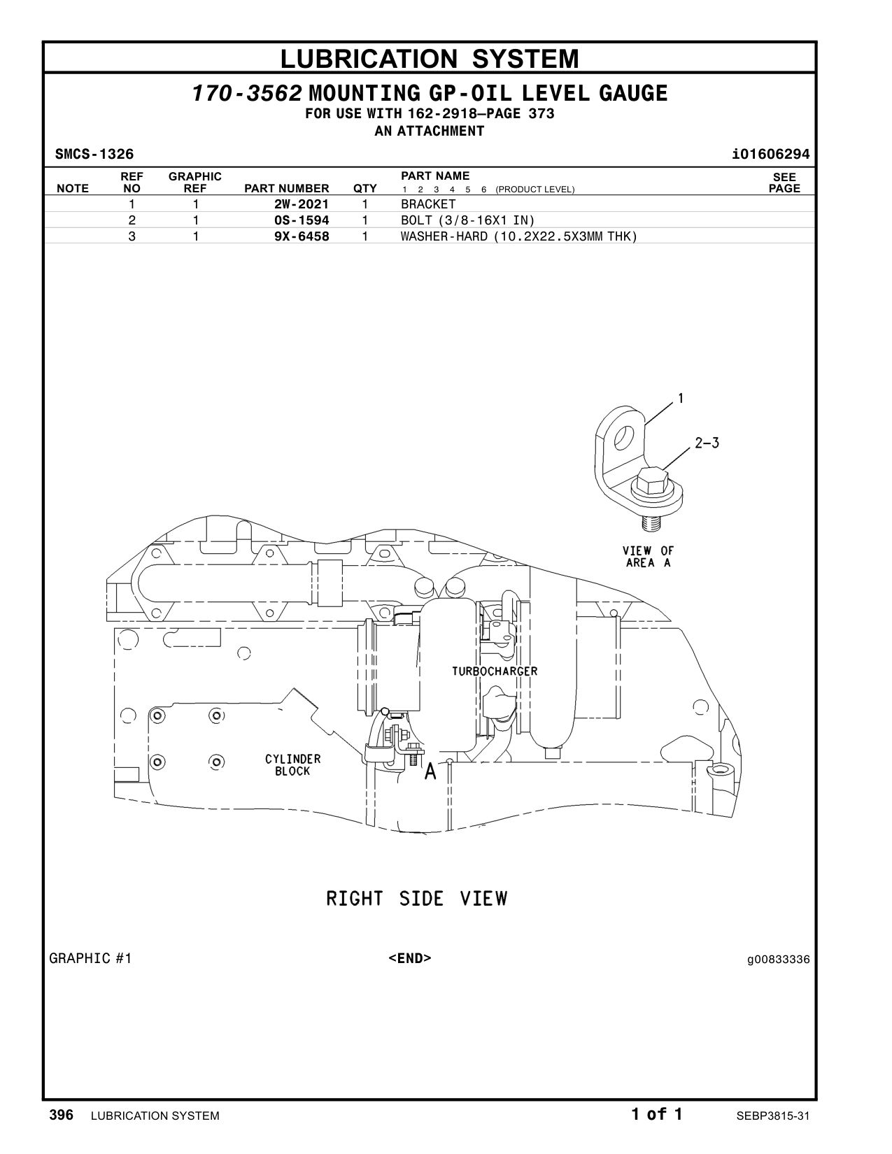2W-2021 BRACKET CAT parts manual diagram