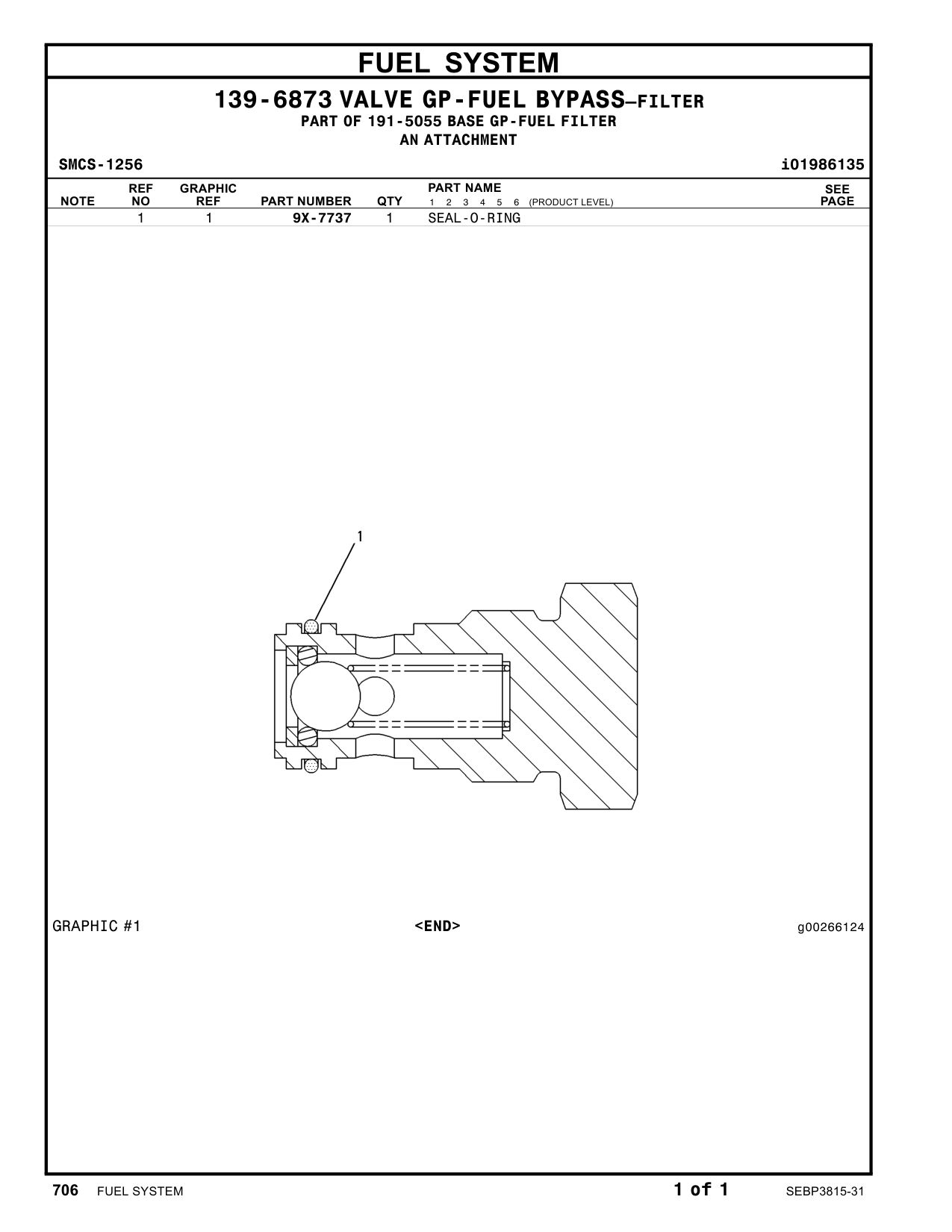 9X-7737 - SEAL-O-RING
