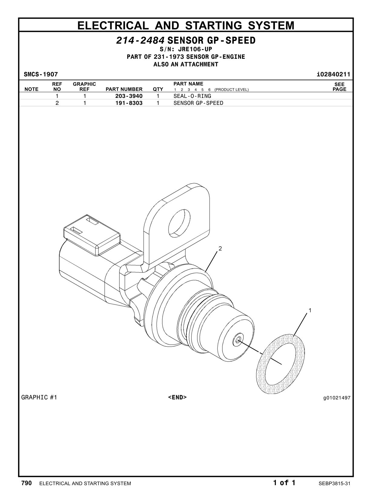 203-3940 - SEAL-O-RING