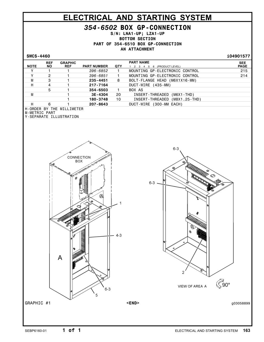 396-6852 - MOUNTING GP-ELECTRONIC CONTROL