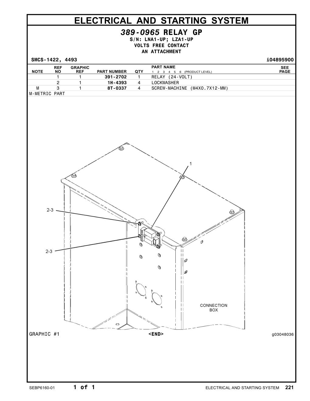 391-2702 - RELAY (24-VOLT)