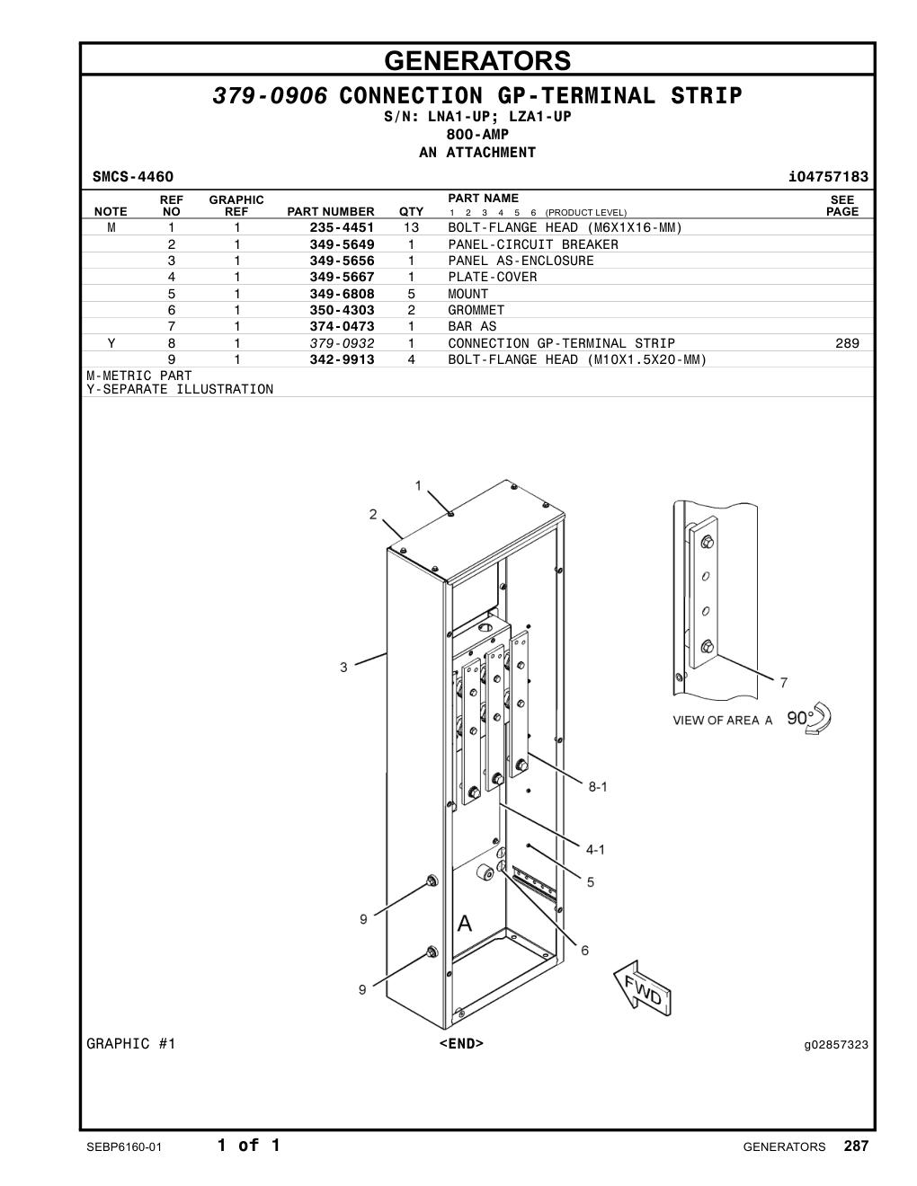 379-0932 - CONNECTION GP-TERMINAL STRIP