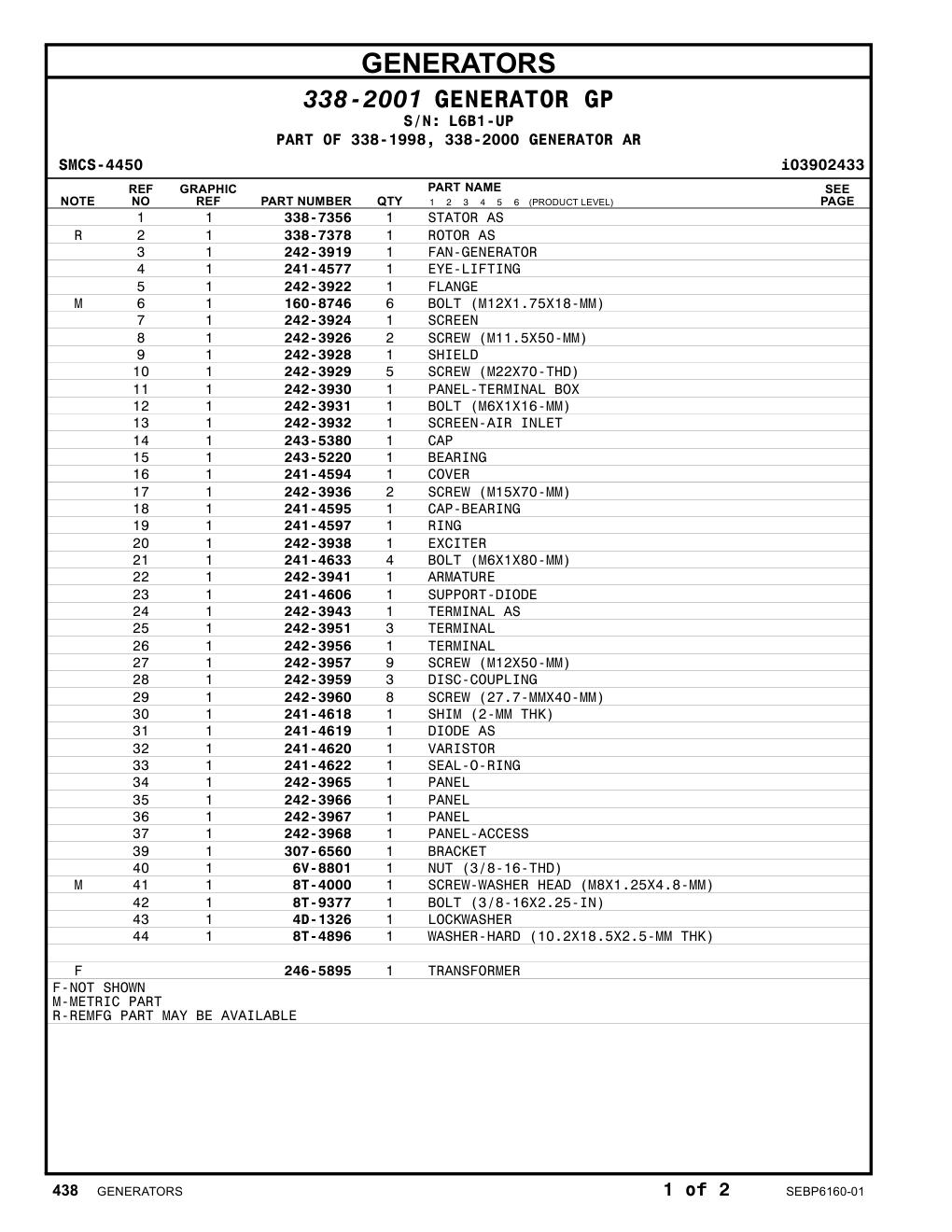 338-7356 - STATOR AS