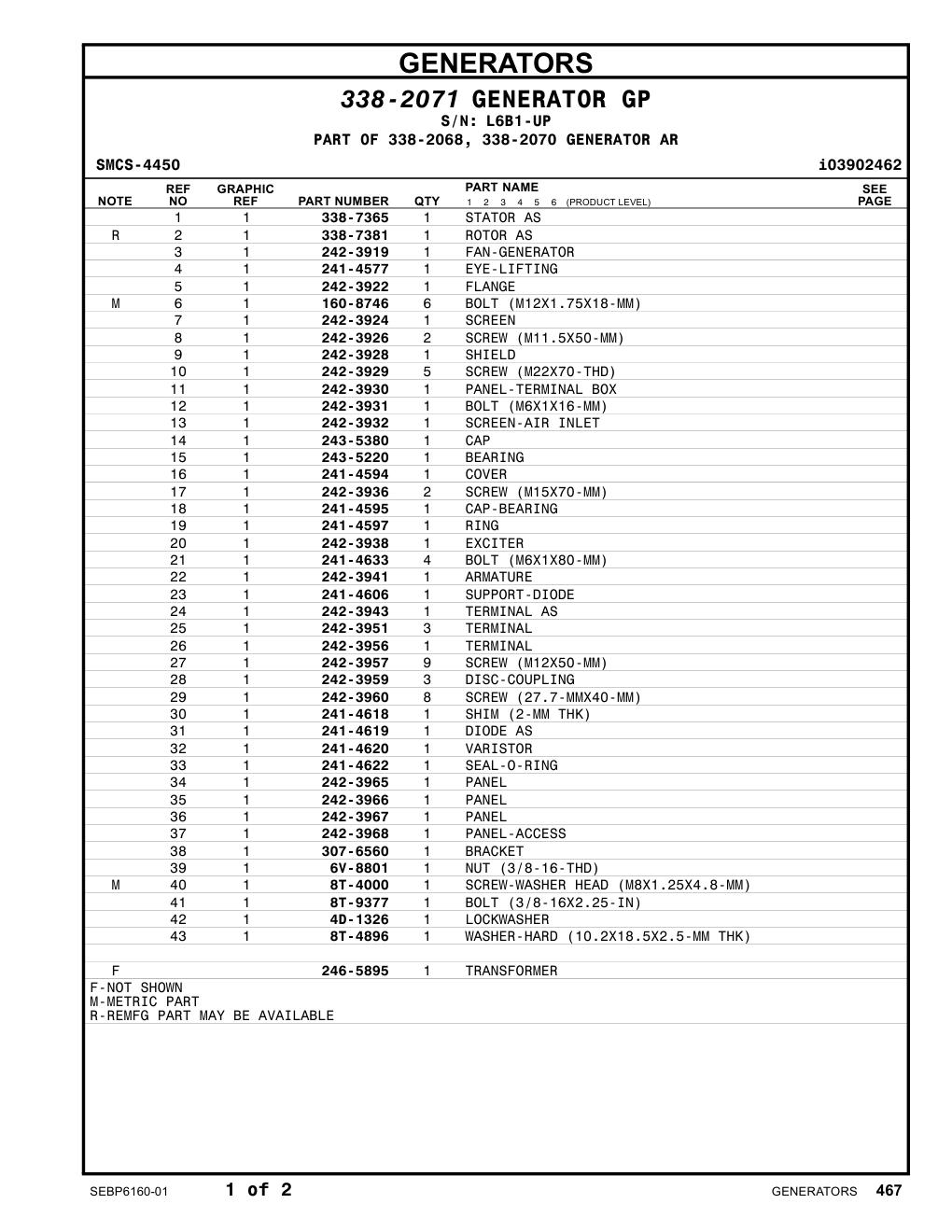 338-7365 - STATOR AS