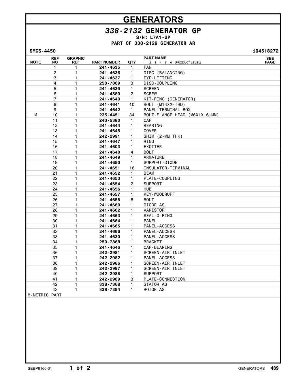 338-7368 - STATOR AS