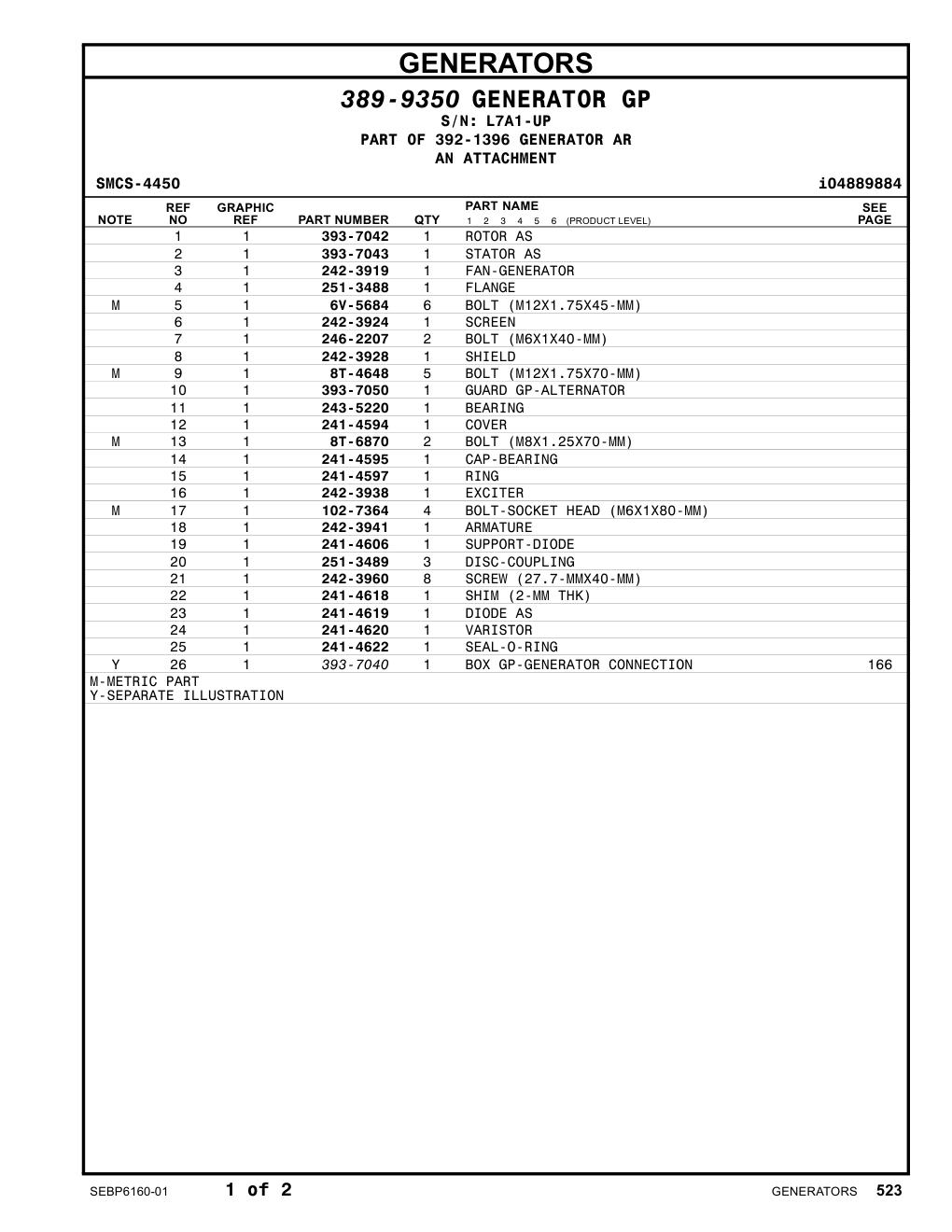 393-7043 - STATOR AS