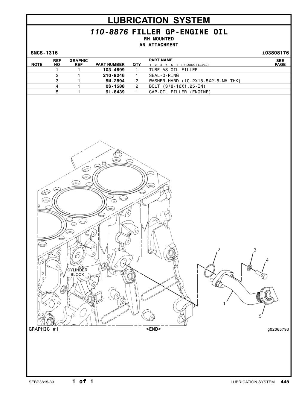 210-9246 SEAL-O-RING CAT parts manual diagram