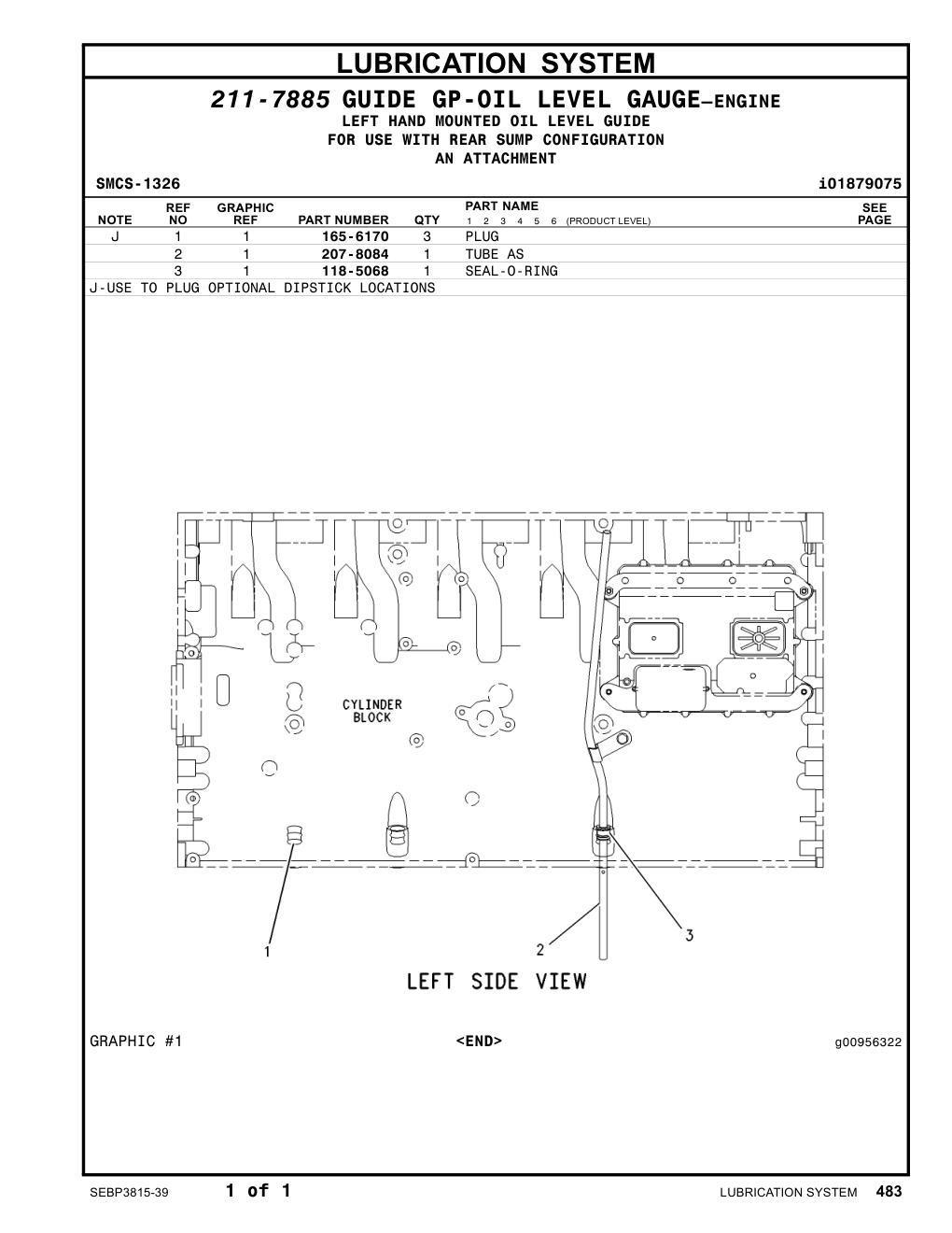 207-8084 TUBE AS CAT parts manual diagram