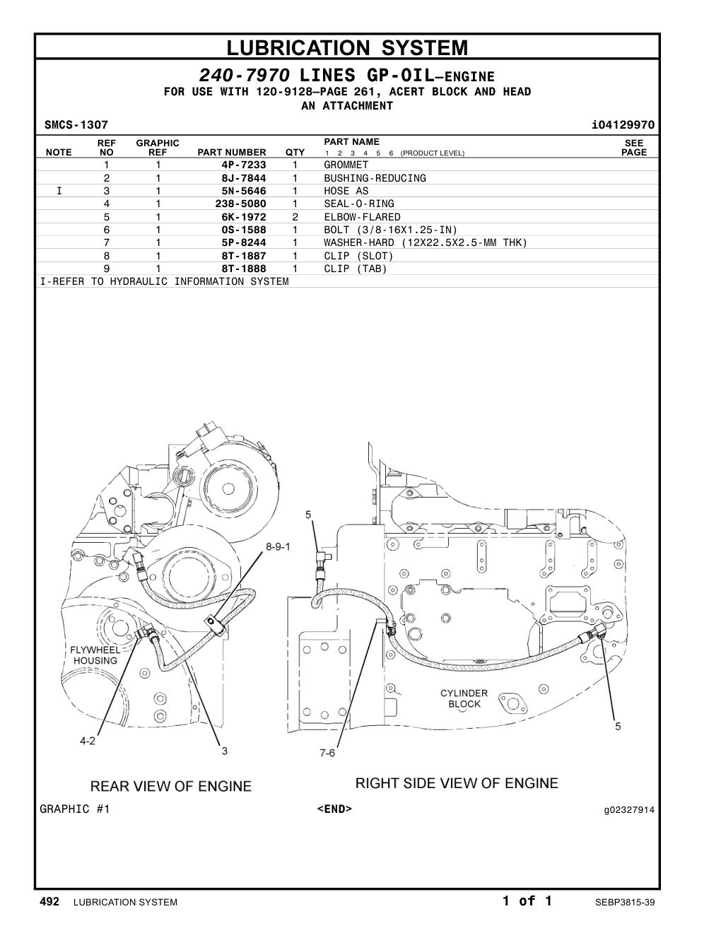 8T-1888 CLIP (TAB) CAT parts manual diagram