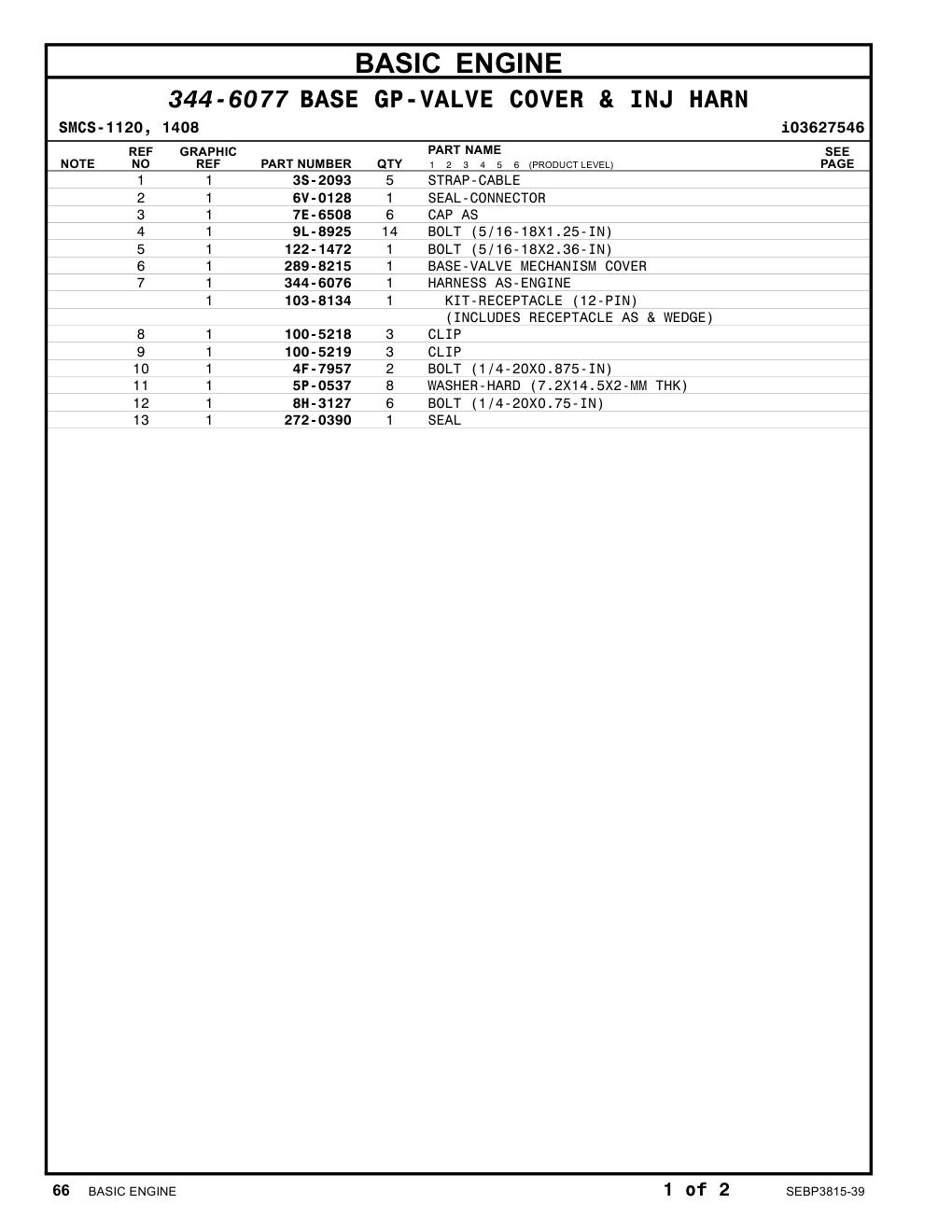 344-6076 HARNESS AS-ENGINE CAT parts manual diagram