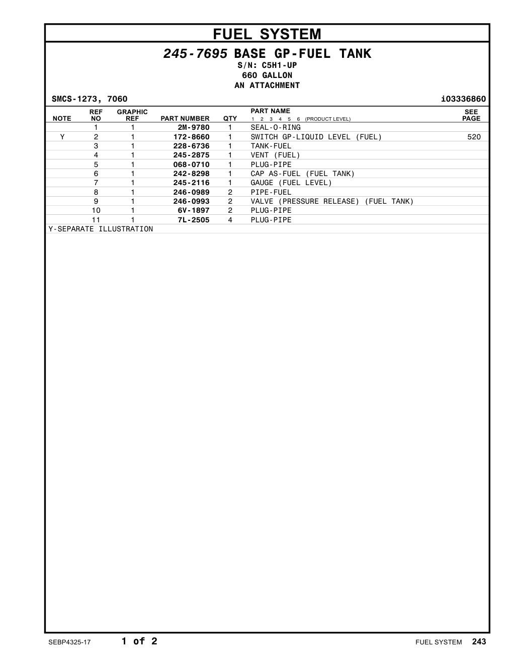 228-6736 - TANK-FUEL