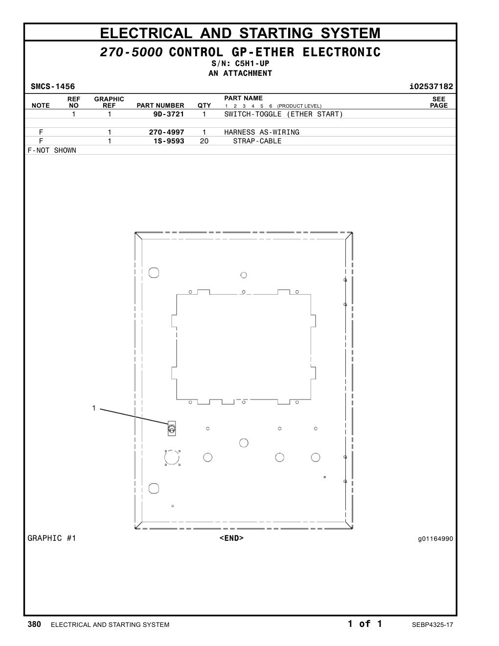 9D-3721 - SWITCH-TOGGLE