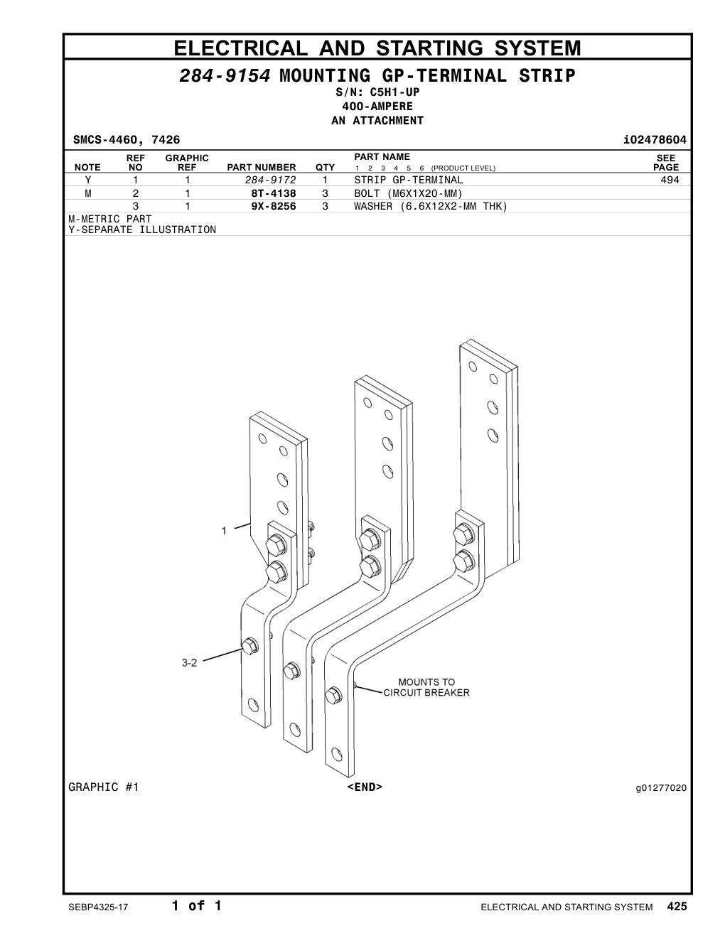 284-9172 - STRIP GP-TERMINAL