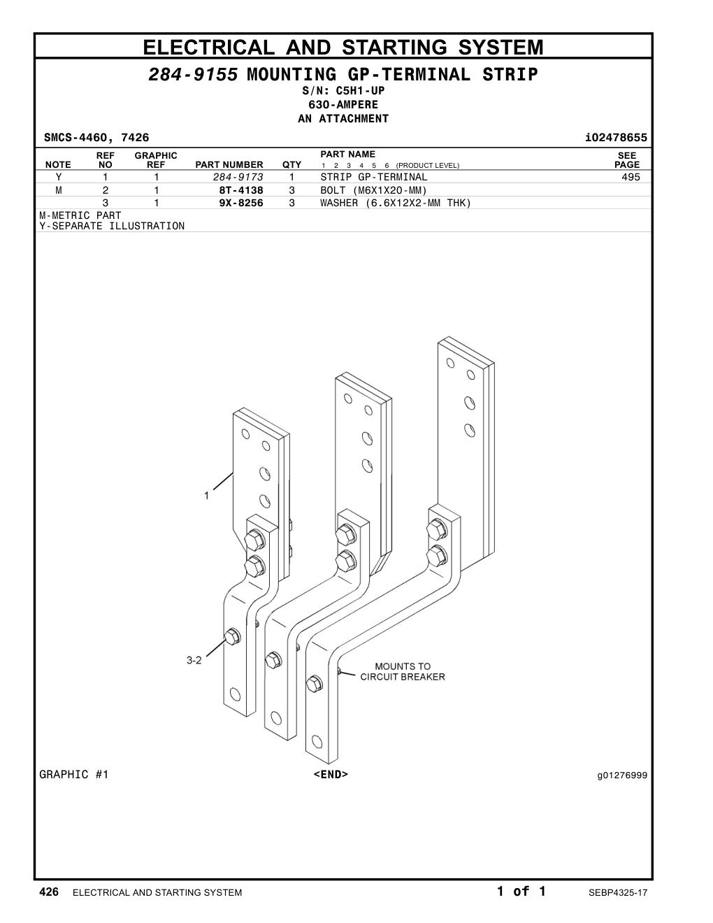 284-9173 - STRIP GP-TERMINAL