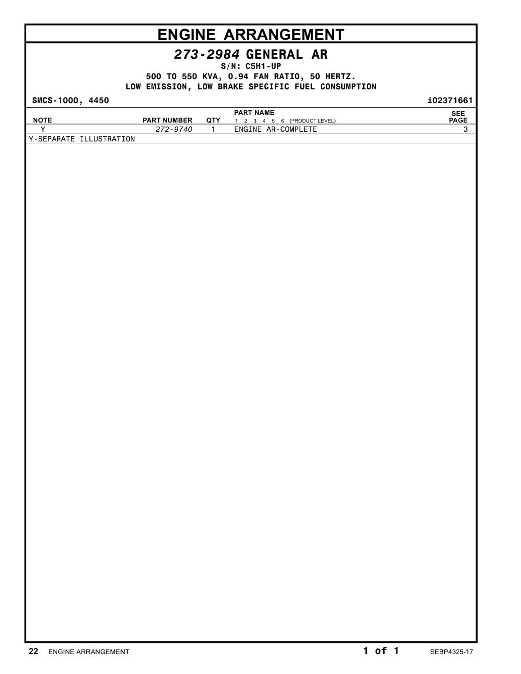 272-9740 - ENGINE AR-COMPLETE