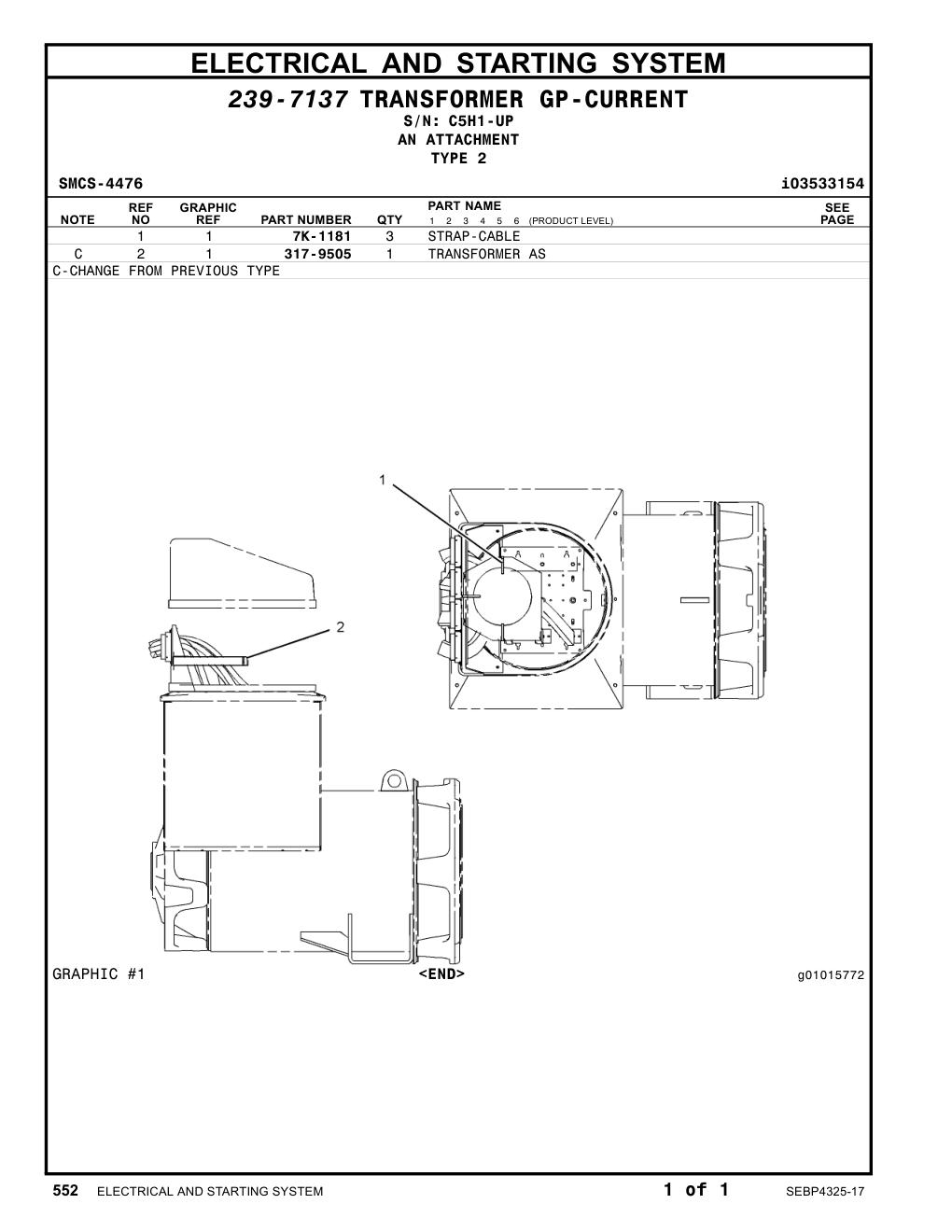 317-9505 - TRANSFORMER AS