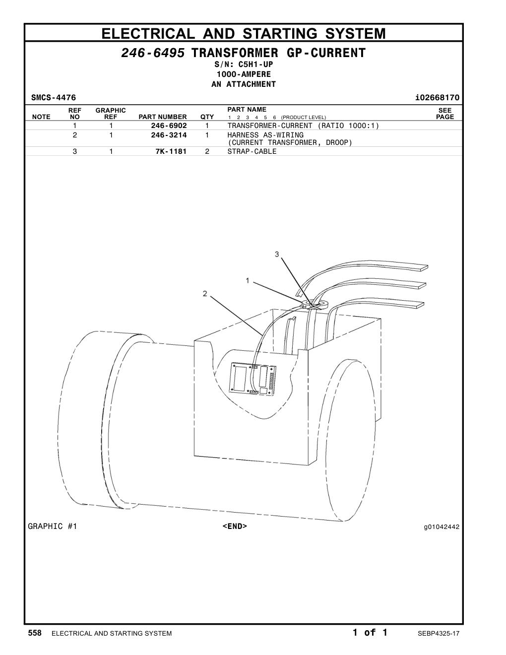 246-6902 - TRANSFORMER (CURRENT)