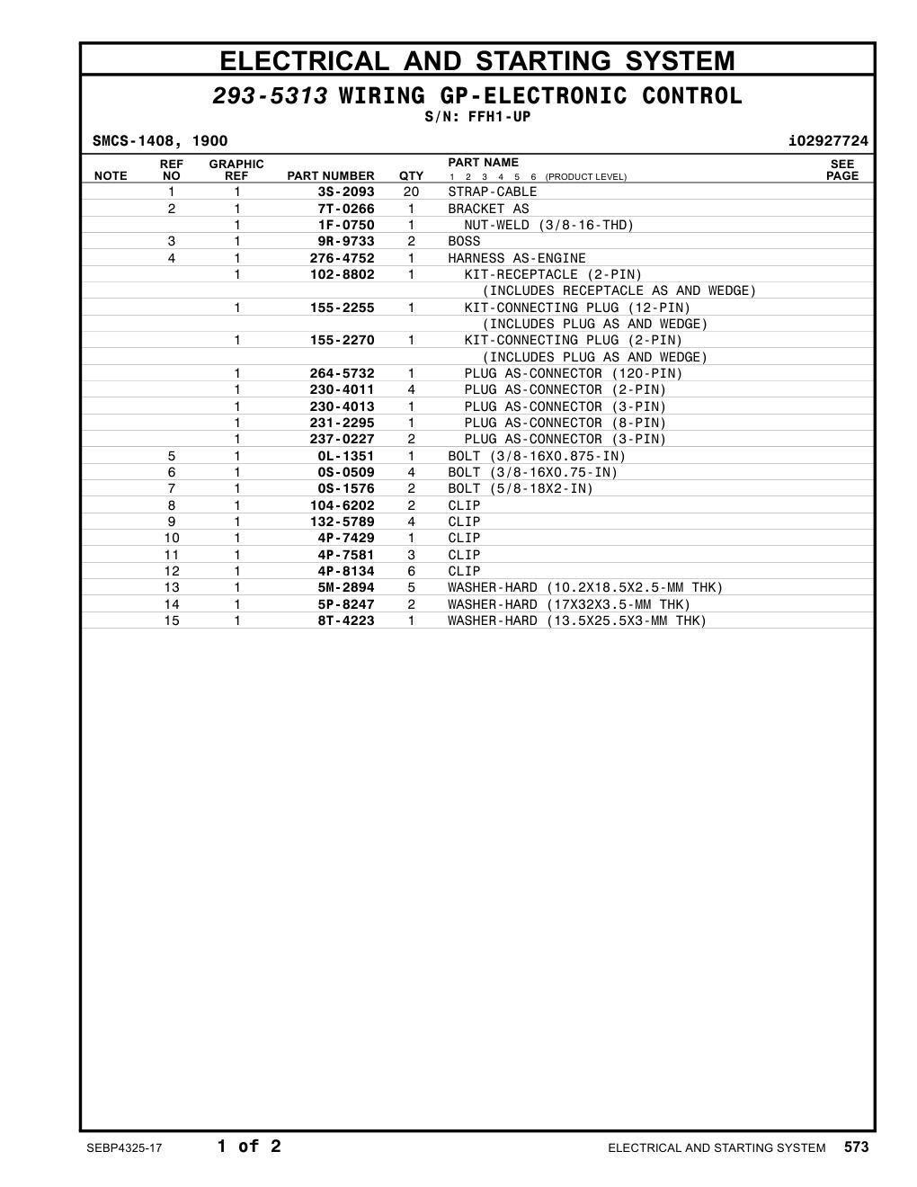264-5732 - PLUG AS-CONNECTOR (120-PIN)