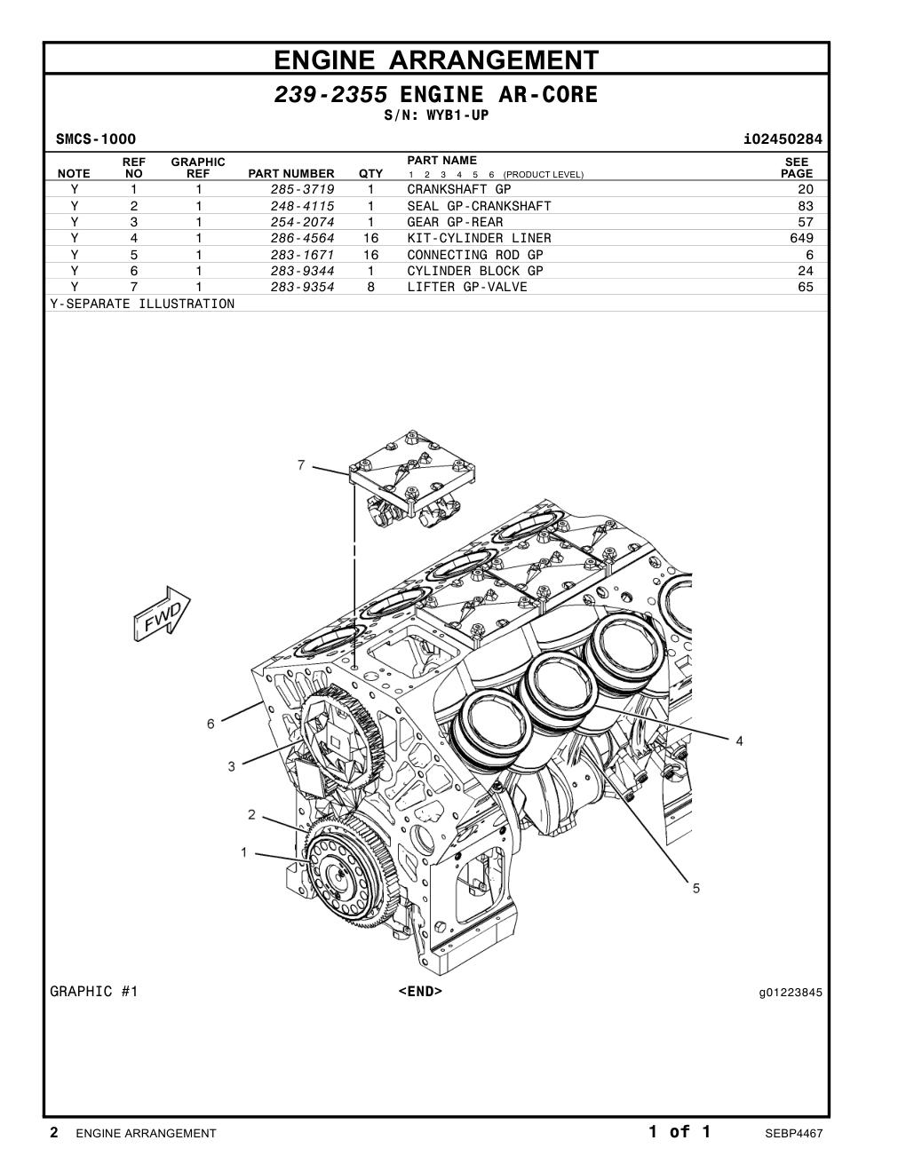 286-4564 - KIT-CYLINDER LINER