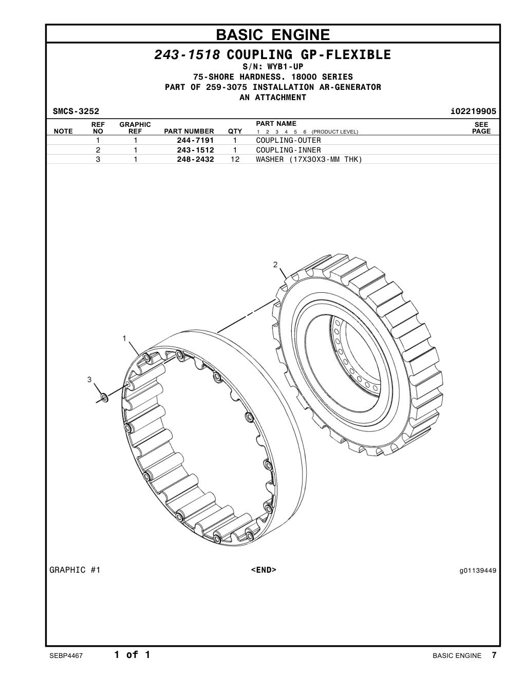 243-1512 - COUPLING-INNER