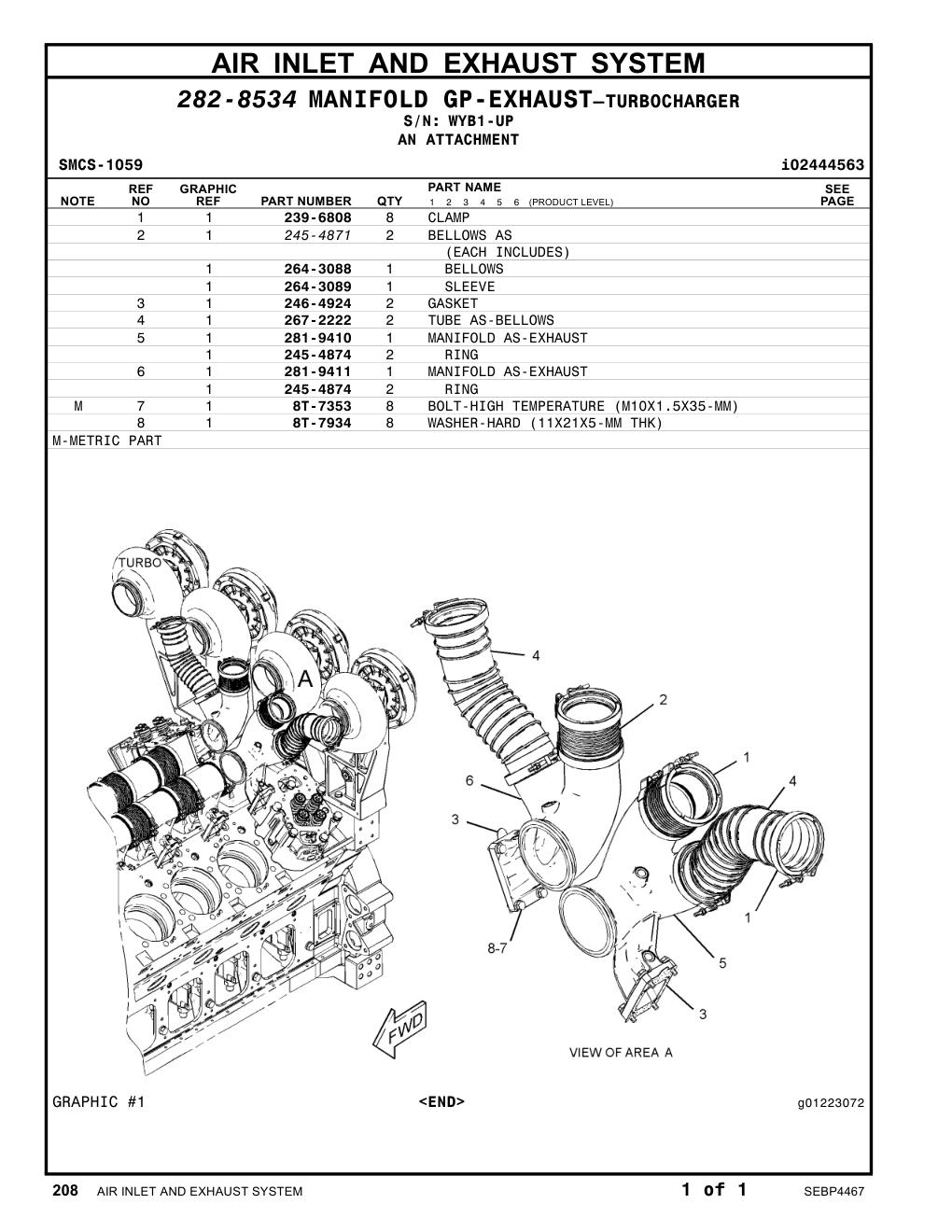 281-9410 - MANIFOLD AS-EXHAUST