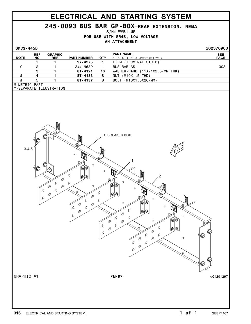 244-9680 - BUS BAR AS