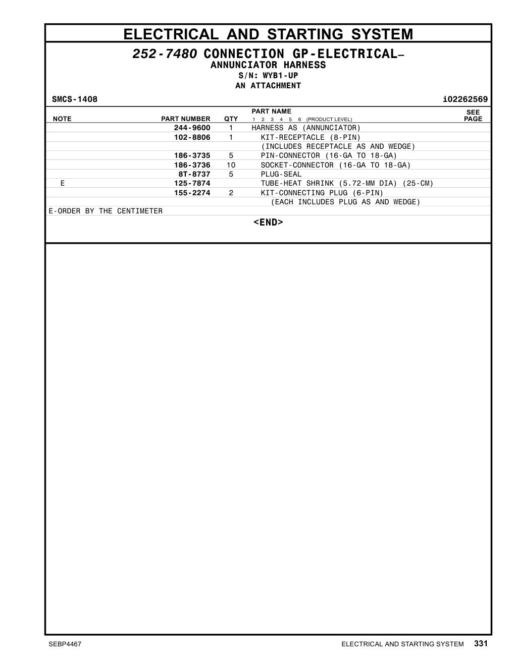 244-9600 - HARNESS AS (ANNUNCIATOR)