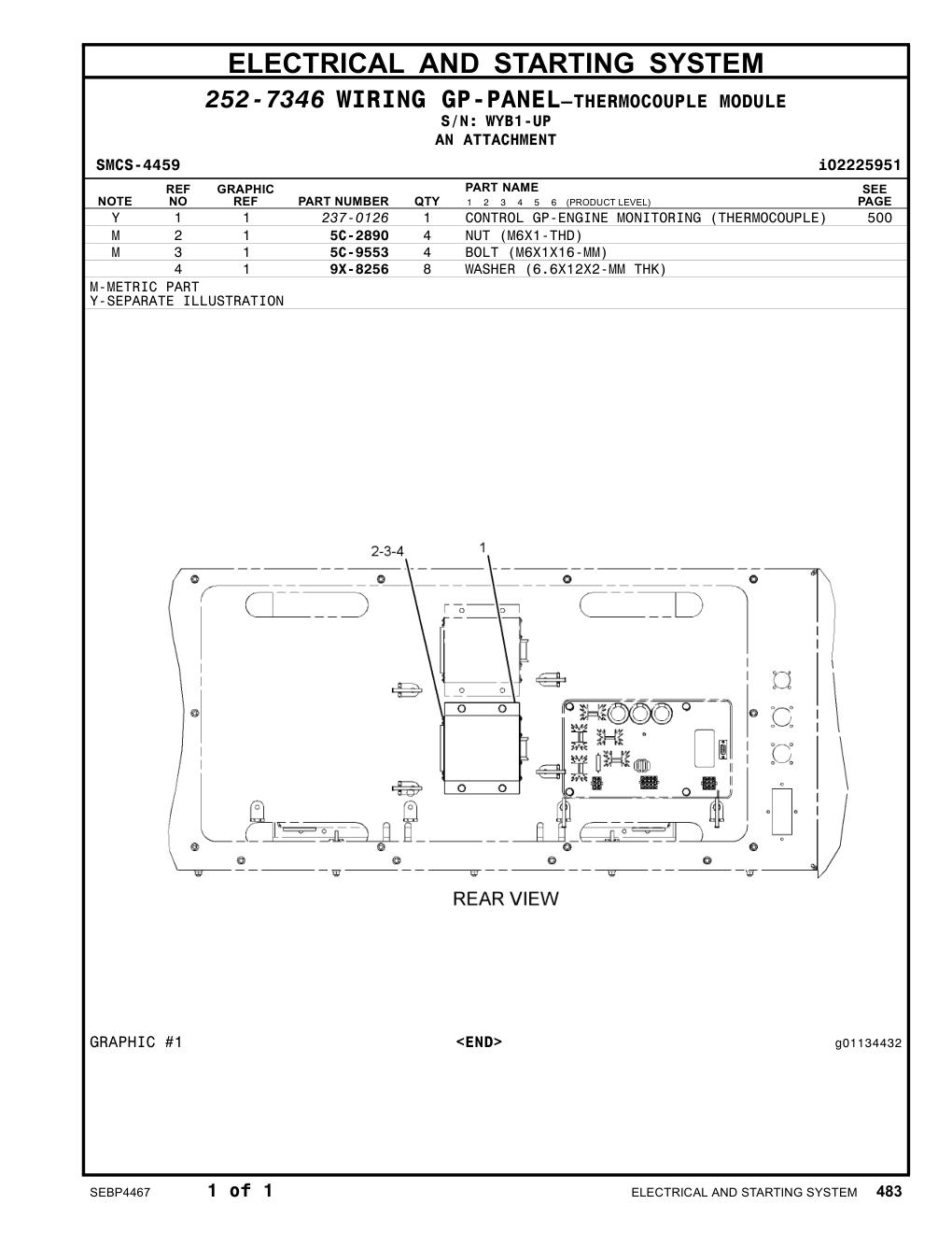237-0126 - CONTROL GP-ENGINE MONITORING (THERMOCOUPLE)