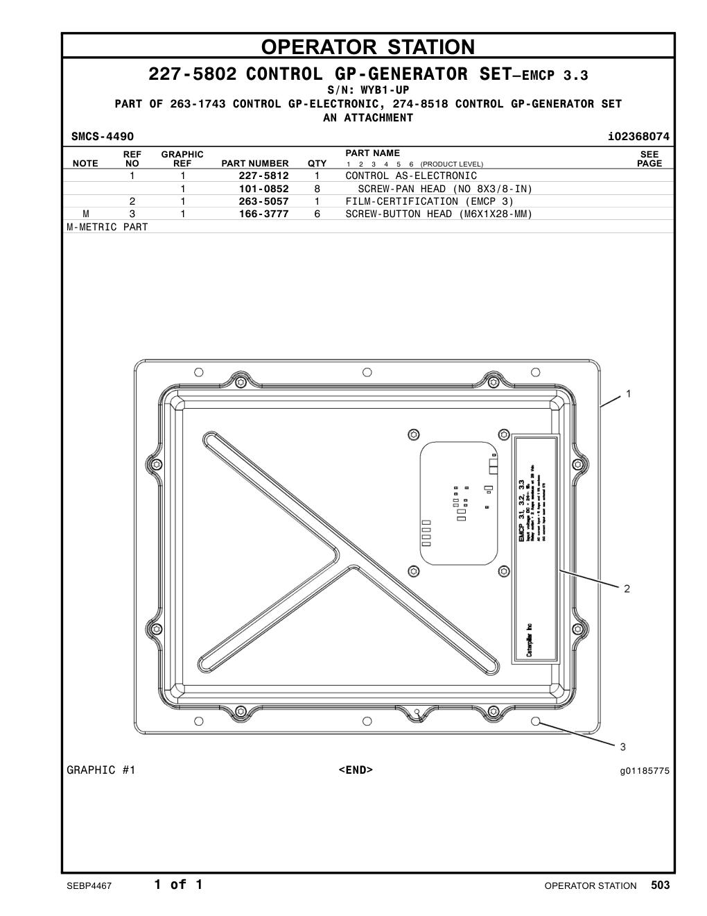 227-5812 - CONTROL AS-ELECTRONIC