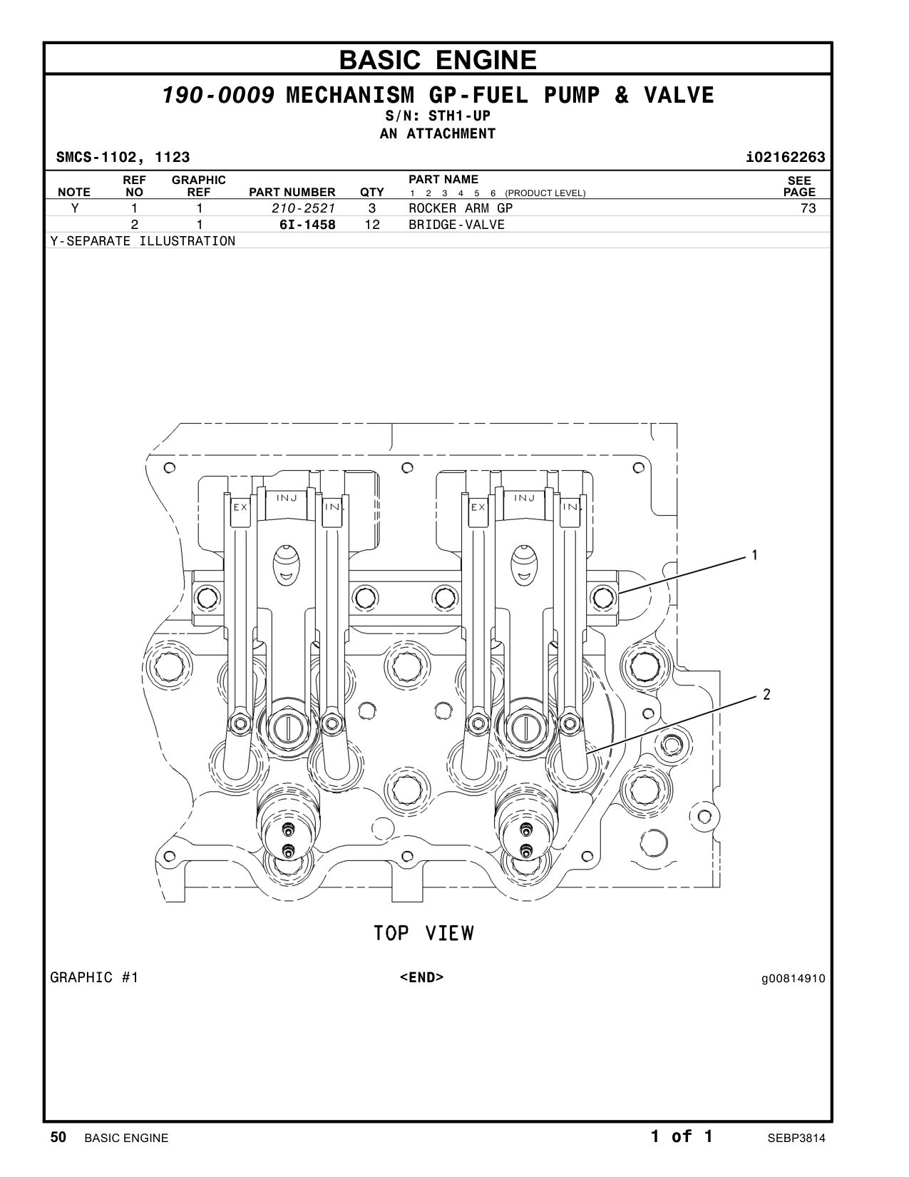 210-2521 - ROCKER ARM GP