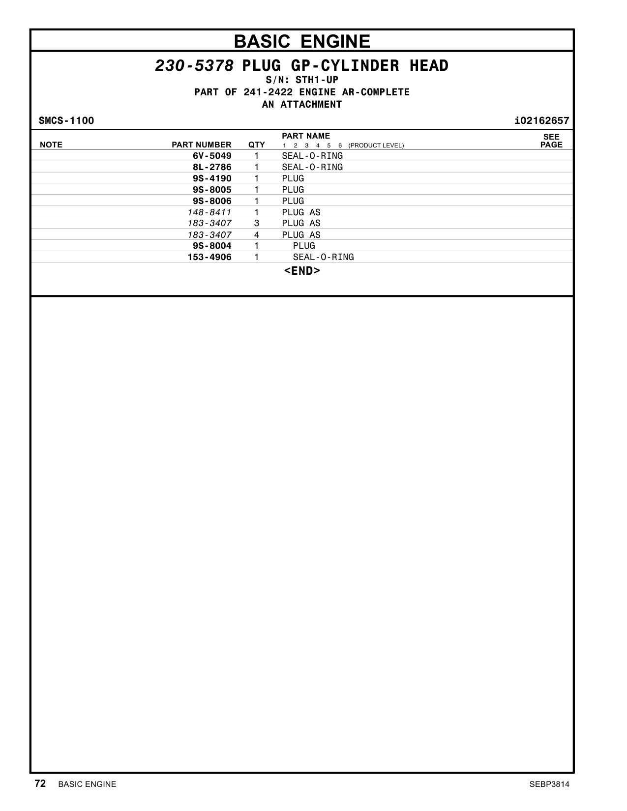 148-8411 - PLUG AS