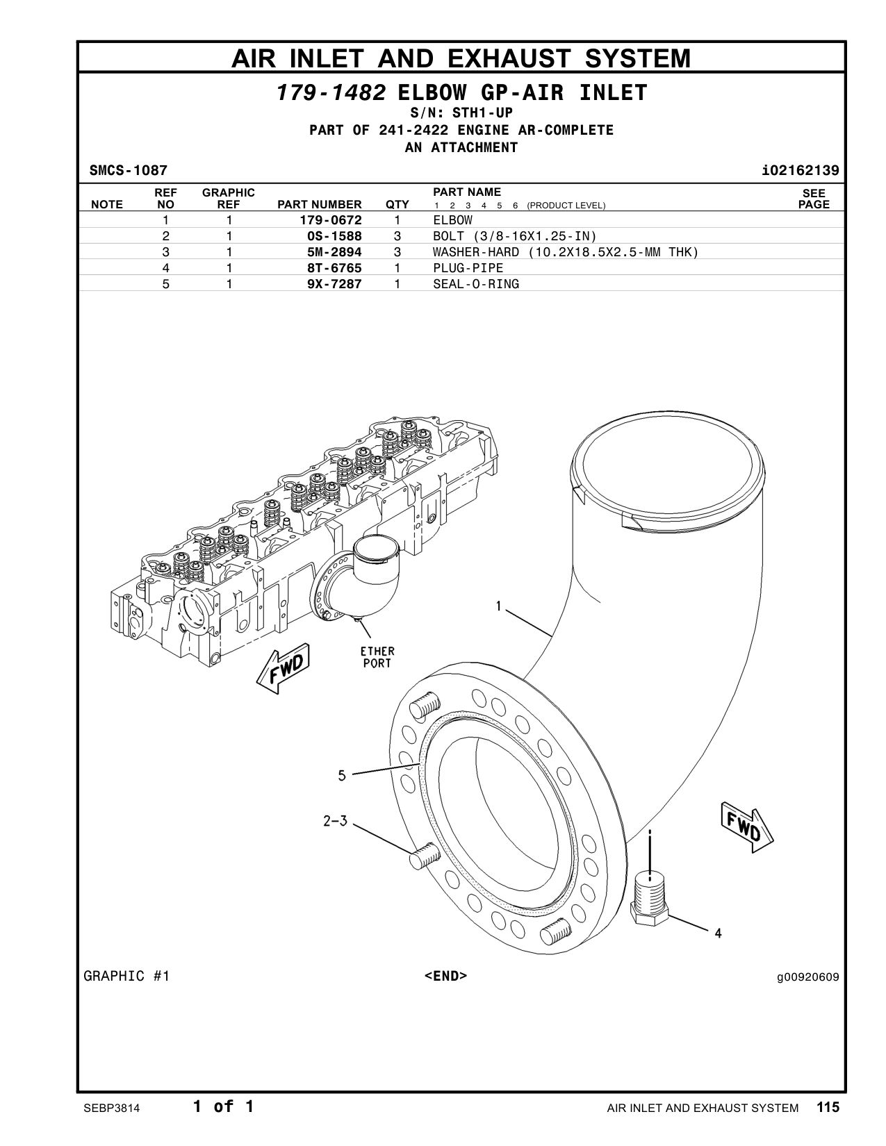 9X-7287 - SEAL-O-RING