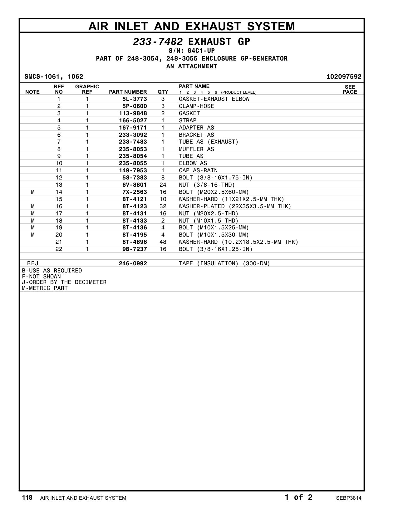 235-8055 ELBOW AS · S/N G4C1-UP CAT parts manual diagram