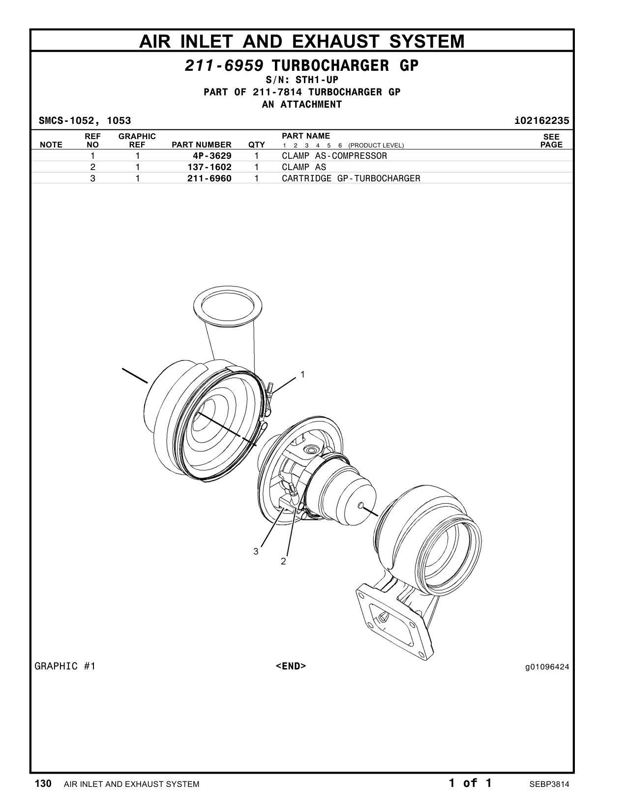 4P-3629 - CLAMP AS-COMPRESSOR