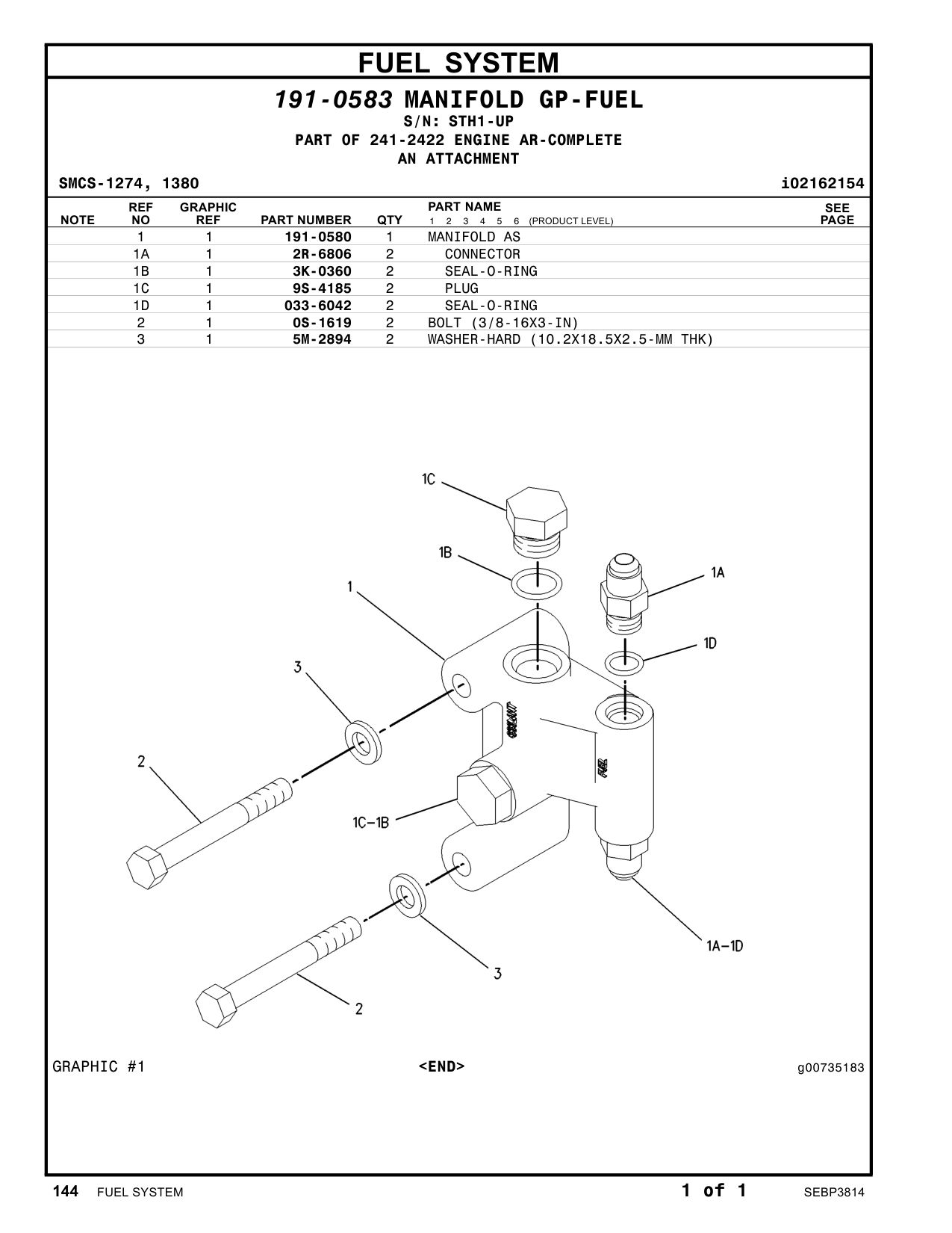191-0580 - MANIFOLD AS