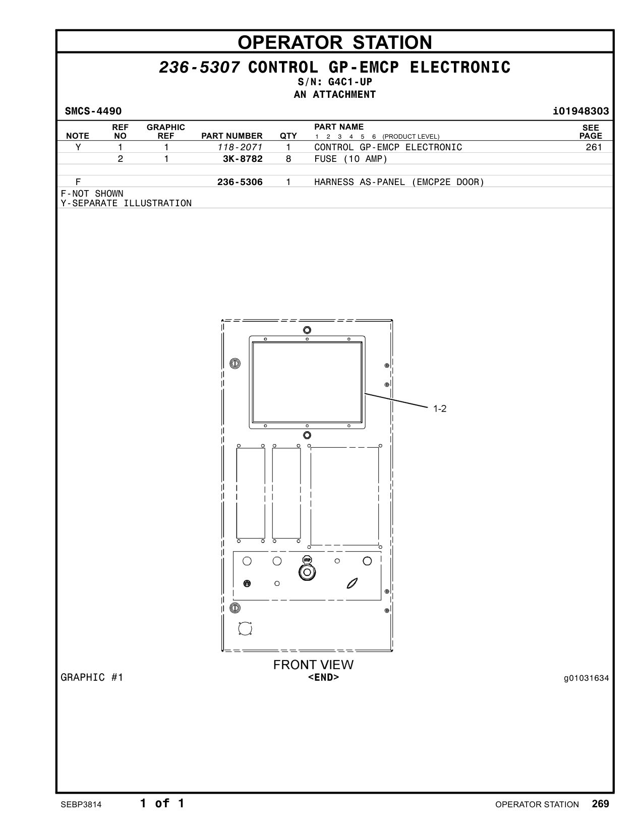 118-2071 - CONTROL GP-EMCP ELECTRONIC