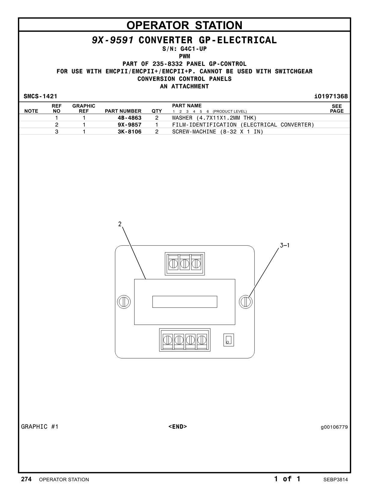 3K-8106 - SCREW-MACHINE (8-32X1-IN)