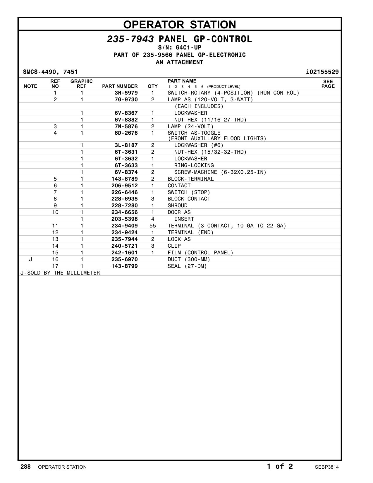 228-7280 SHROUD · S/N G4C1-UP CAT parts manual diagram