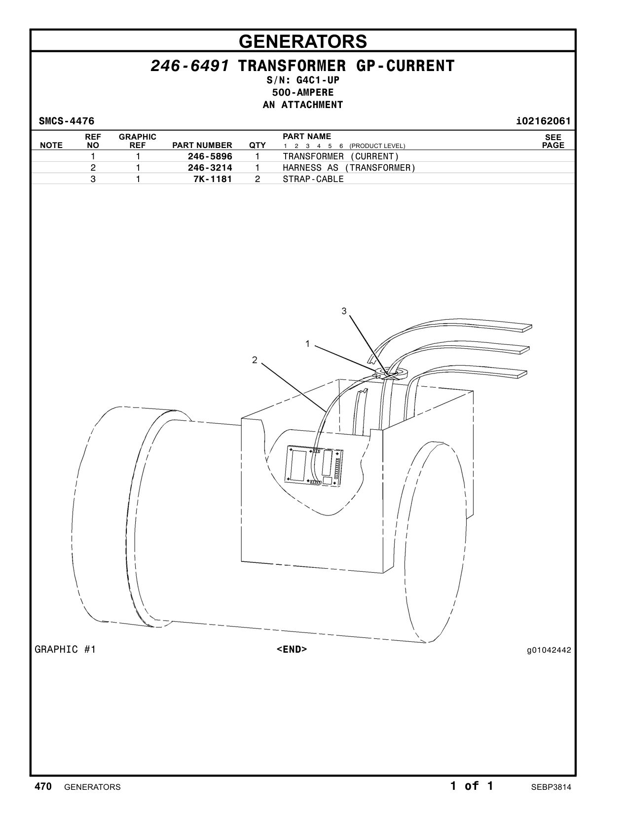 246-5896 - TRANSFORMER (CURRENT)
