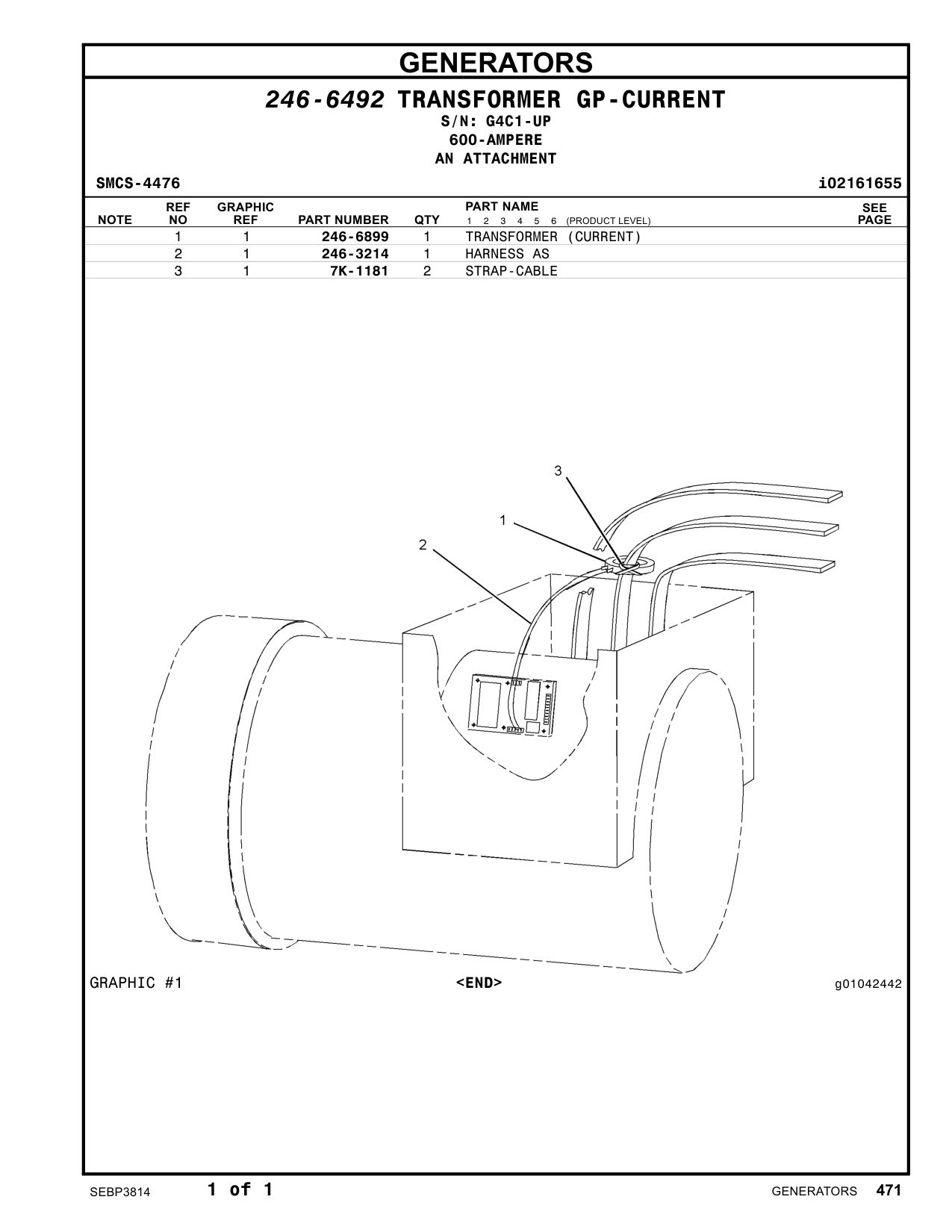 246-6899 - TRANSFORMER (CURRENT)