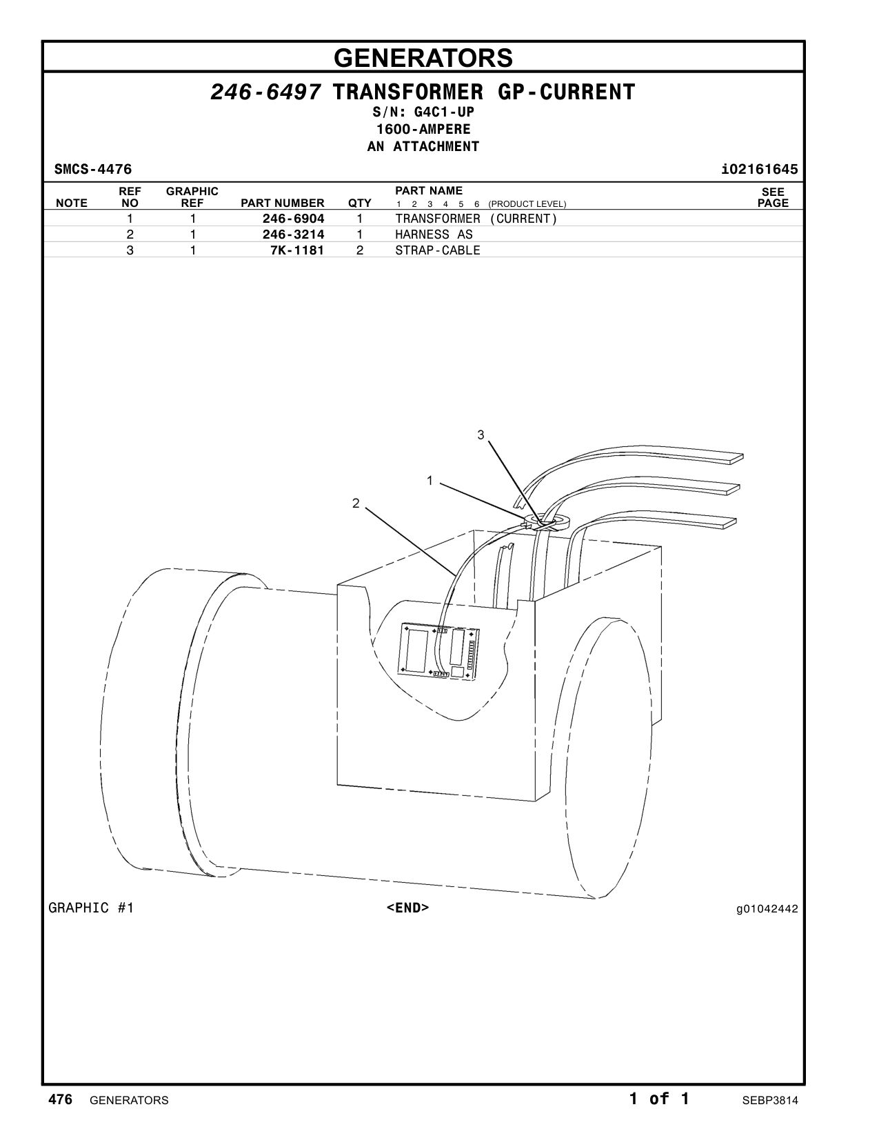246-6904 - TRANSFORMER (CURRENT)