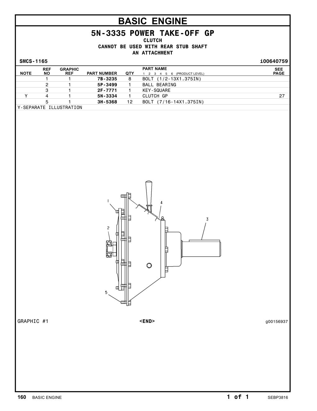 5N-3334 - CLUTCH GP