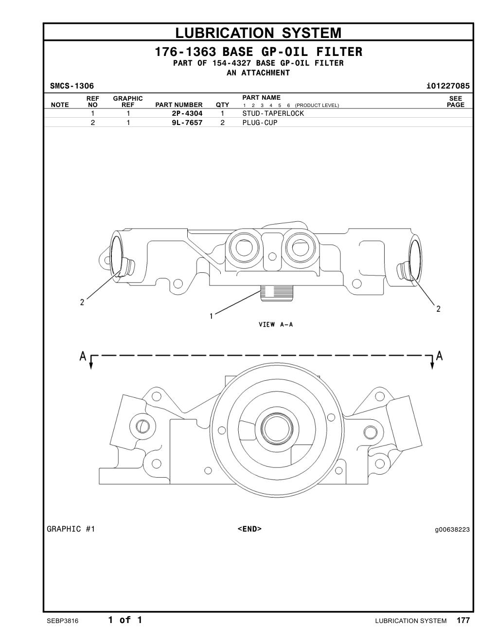 9L-7657 - PLUG-CUP