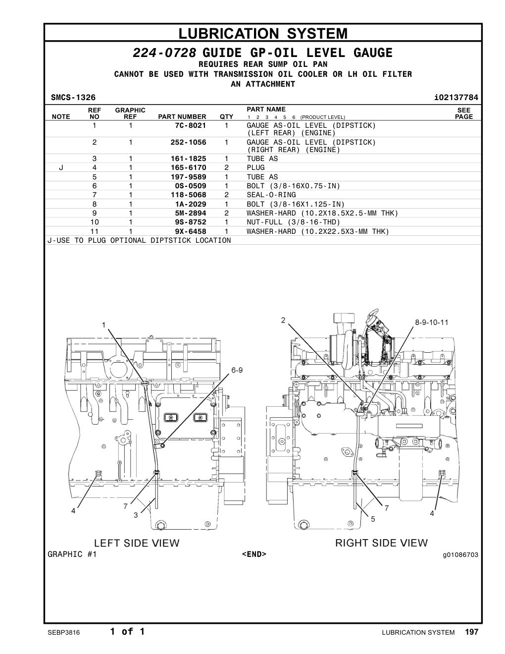 252-1056 - GAUGE AS-OIL LEVEL (DIPSTICK)