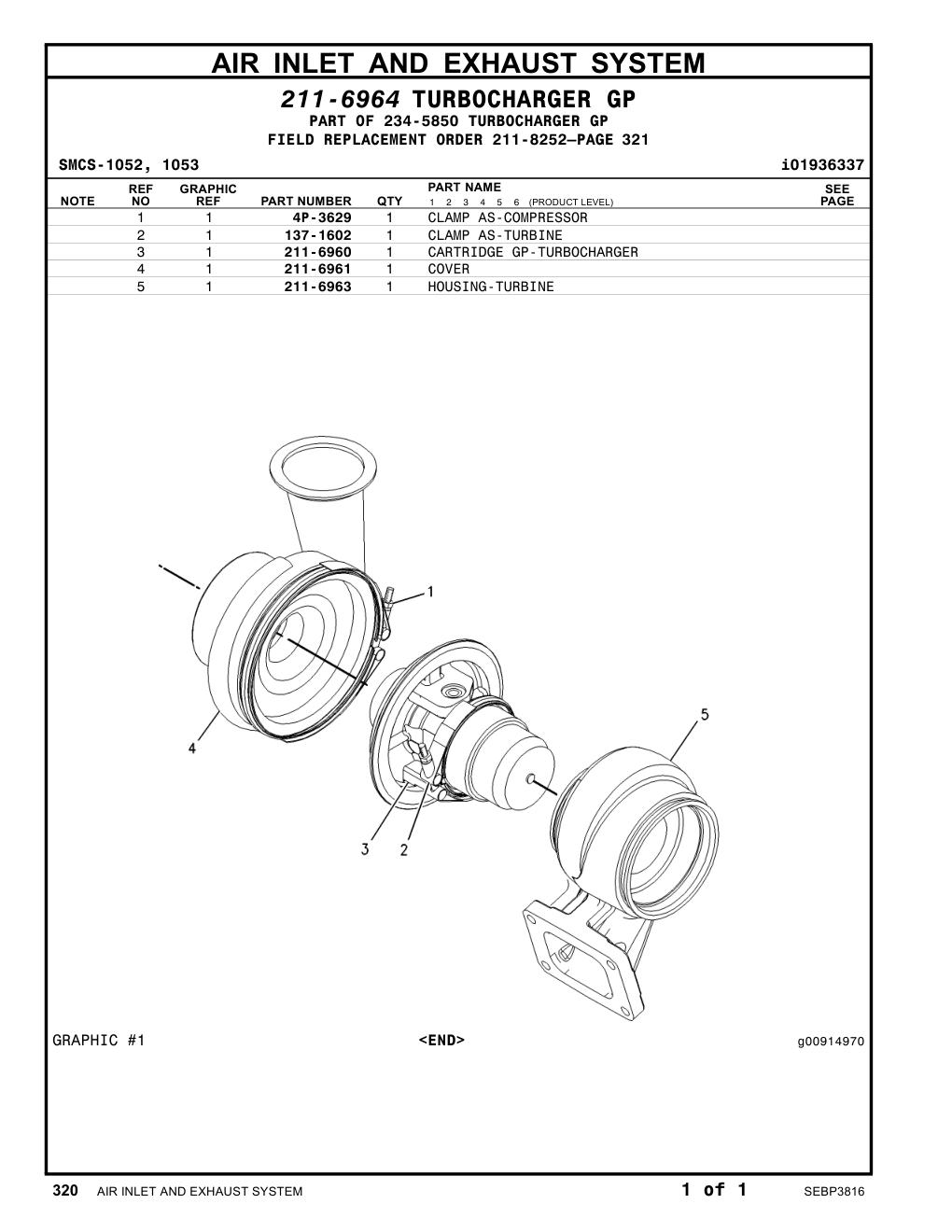 211-6961 COVER CAT parts manual diagram