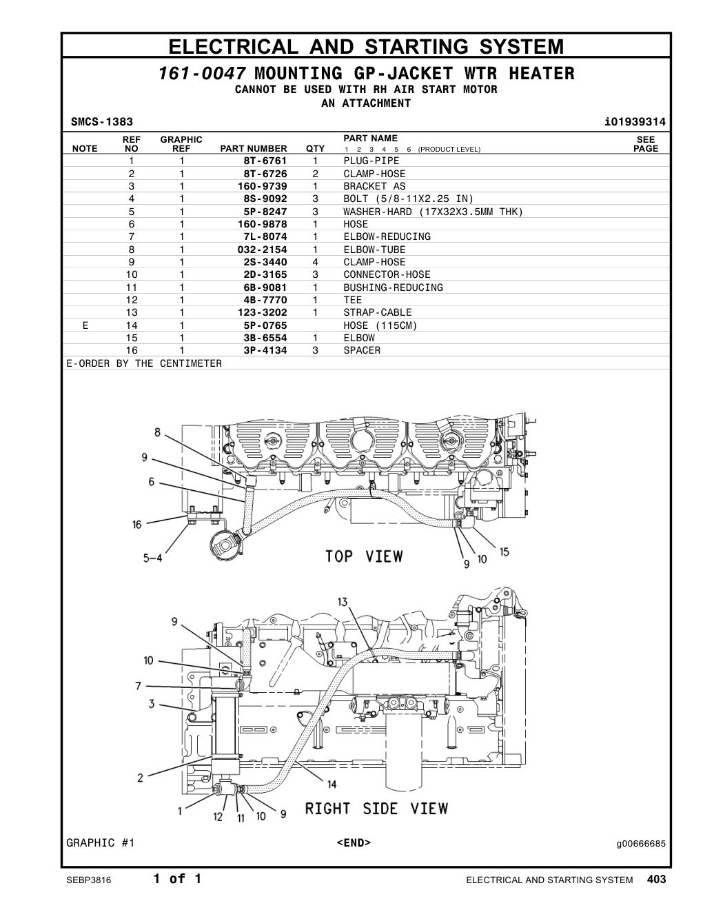 3B-6554 ELBOW CAT parts manual diagram