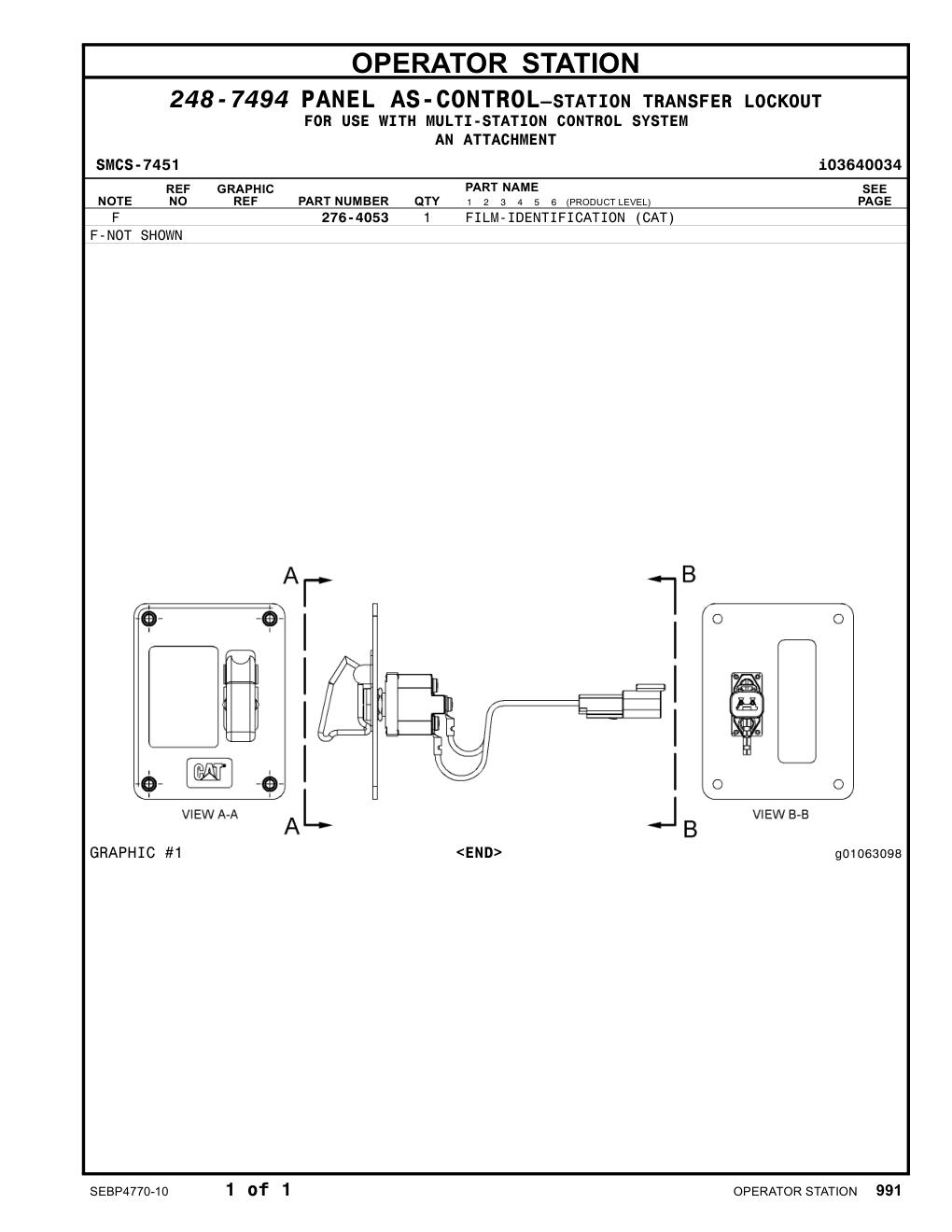 276-4053 - FILM-IDENTIFICATION (CAT)