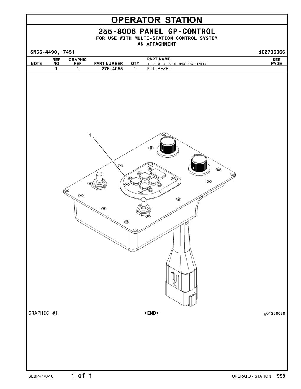 276-4055 - KIT-BEZEL