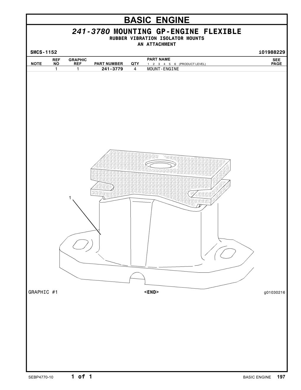 241-3779 - MOUNT-ENGINE