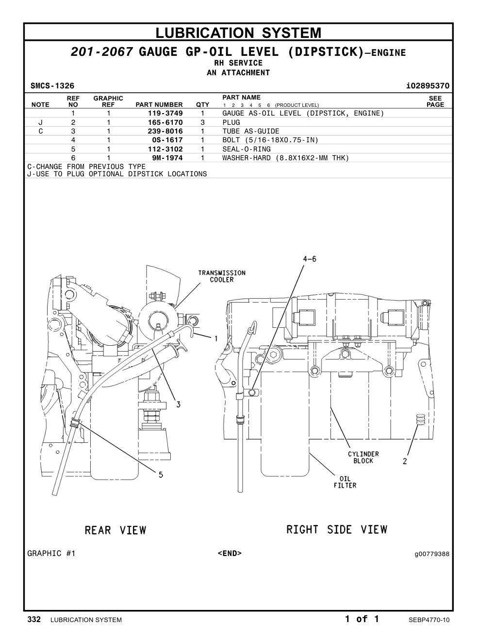 112-3102 SEAL-O-RING CAT parts manual diagram